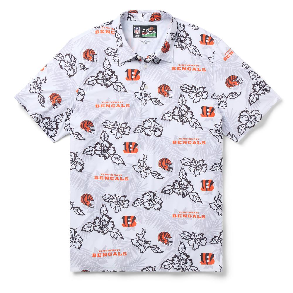 reyn spooner CINCINNATI BENGALS GAME DAY PERFORMANCE POLO