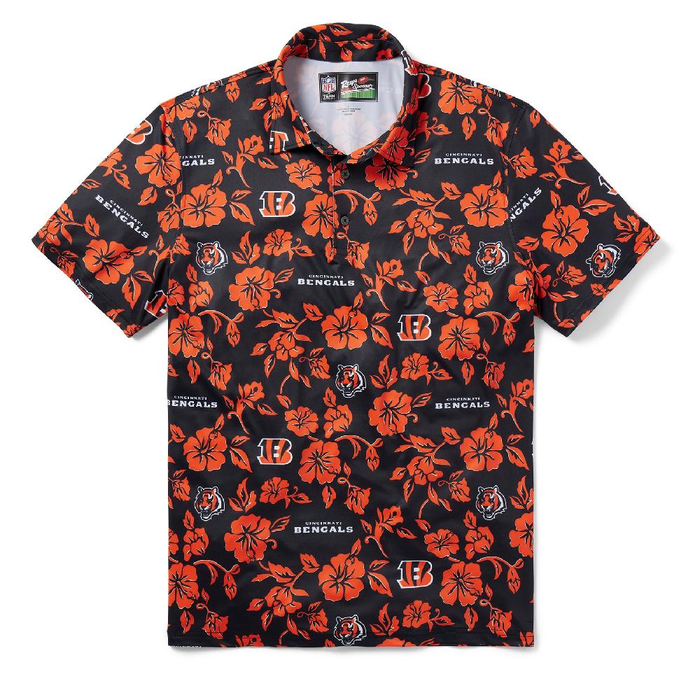 reyn spooner CINCINNATI BENGALS PUA PERFORMANCE POLO