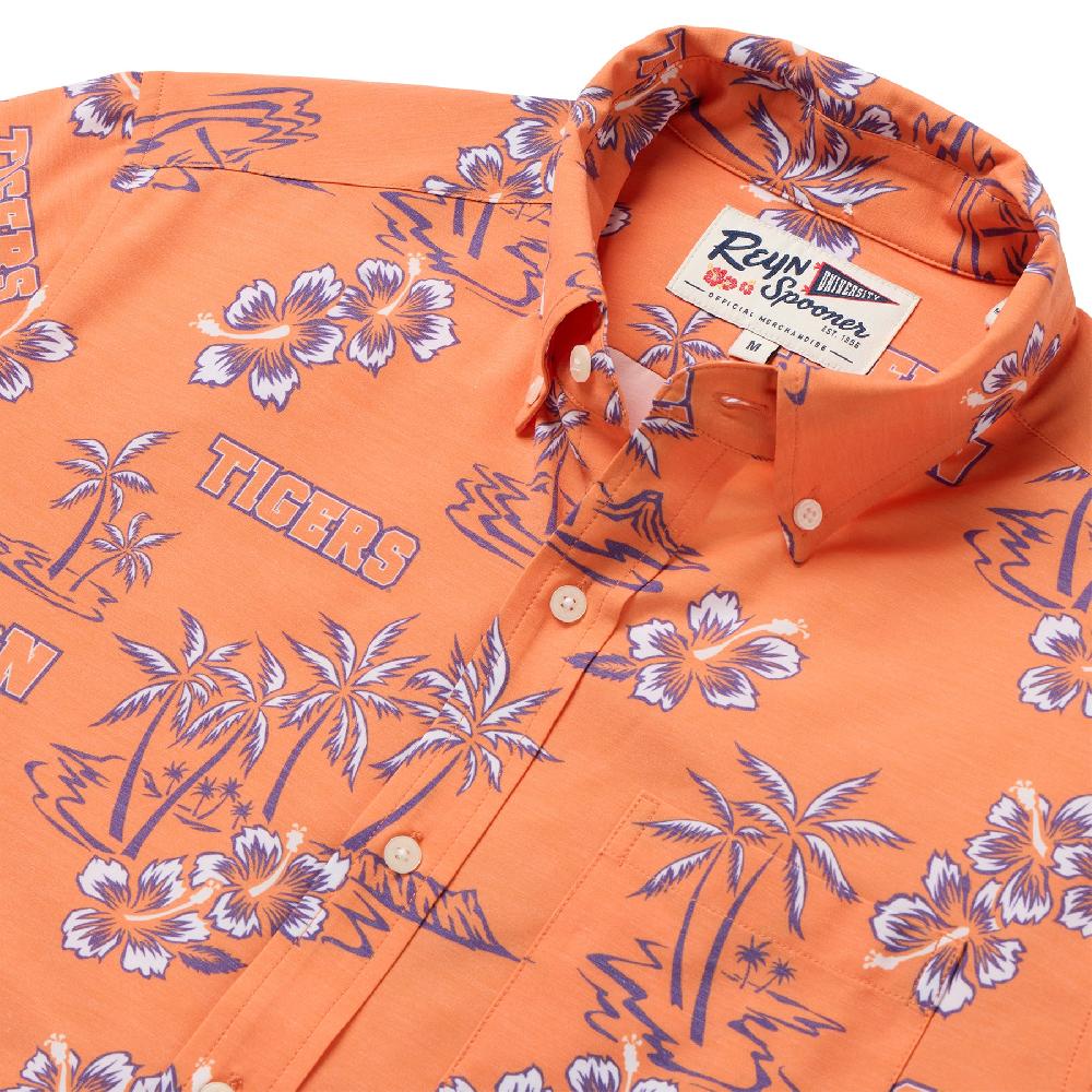 Reyn Spooner CLEMSON UNIVERSITY GAME DAY PERFORMANCE BUTTON FRONT