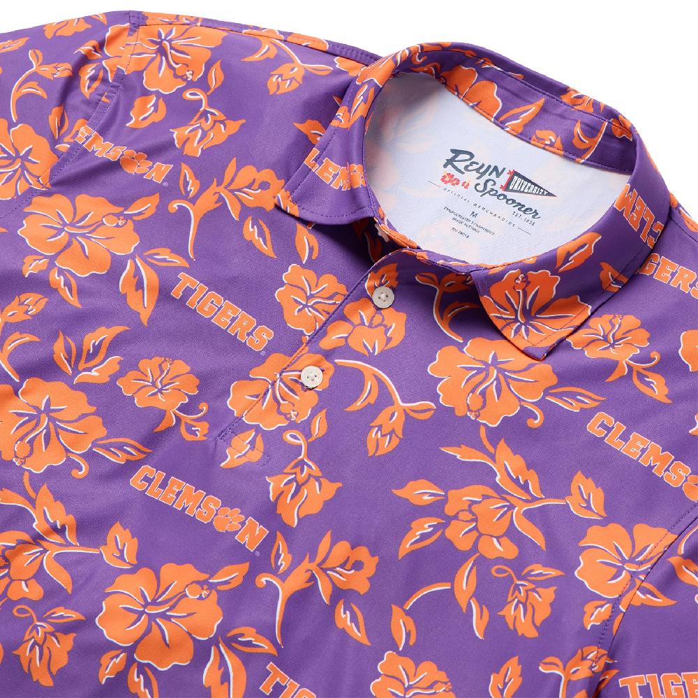 Reyn Spooner CLEMSON UNIVERSITY PUA PERFORMANCE POLO