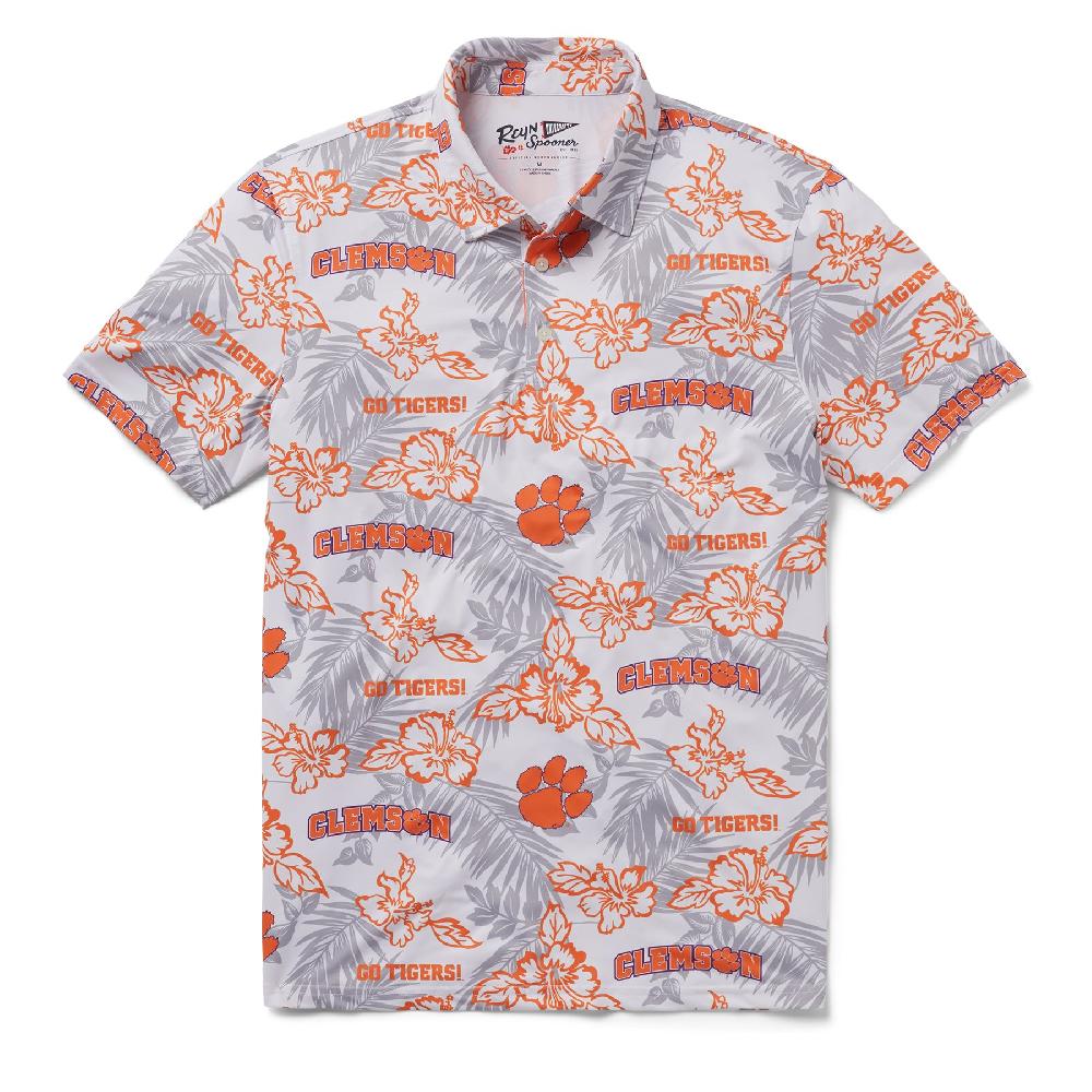Reyn Spooner CLEMSON UNIVERSITY PUA PERFORMANCE POLO