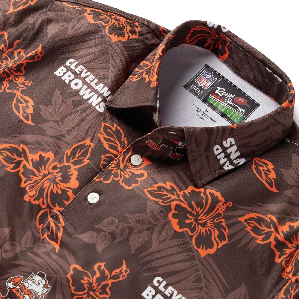 Reyn Spooner CLEVELAND BROWNS THROWBACK PERFORMANCE POLO