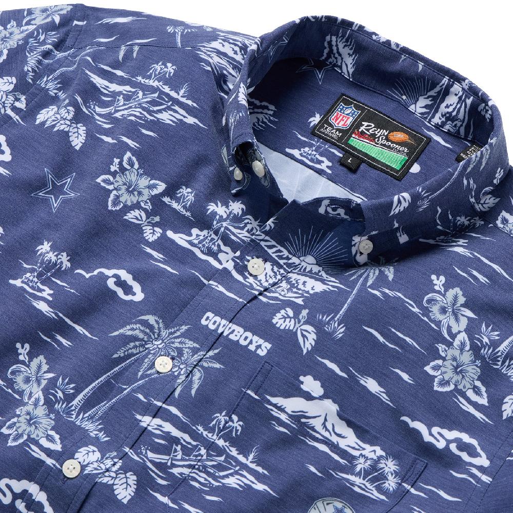 Reyn Spooner DALLAS COWBOYS GAME DAY PERFORMANCE BUTTON FRONT