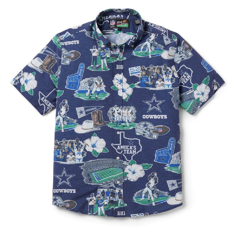 reyn spooner DALLAS COWBOYS SCENIC PERFORMANCE BUTTON FRONT