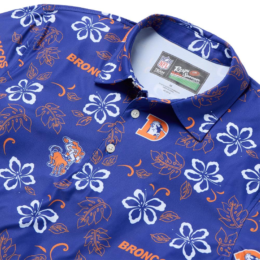 Reyn Spooner DENVER BRONCOS THROWBACK PERFORMANCE POLO