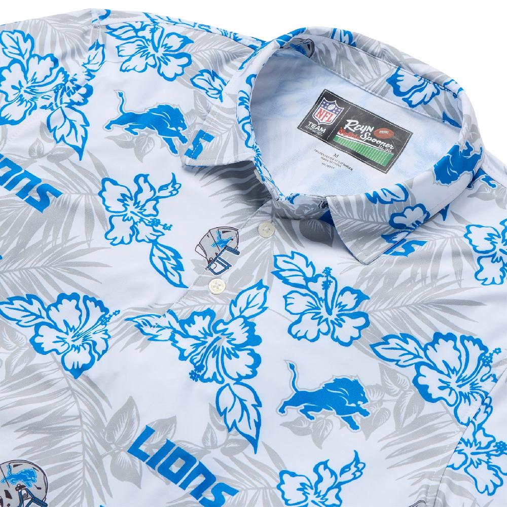 Reyn Spooner DETROIT LIONS GAME DAY PERFORMANCE POLO