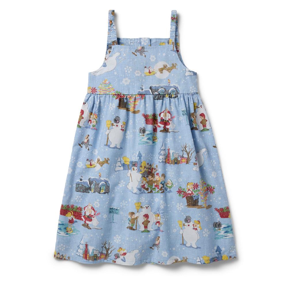 reyn spooner FROSTY THE SNOWMAN™ LILY GIRLS SUNDRESS