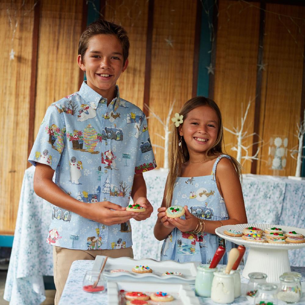 Reyn Spooner FROSTY THE SNOWMAN™ LILY GIRLS SUNDRESS