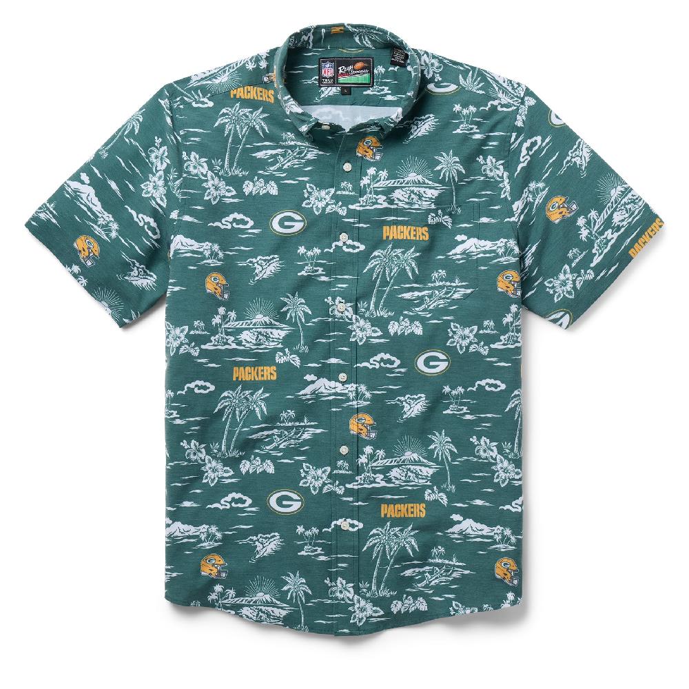 reyn spooner GREEN BAY PACKERS GAME DAY PERFORMANCE BUTTON FRONT