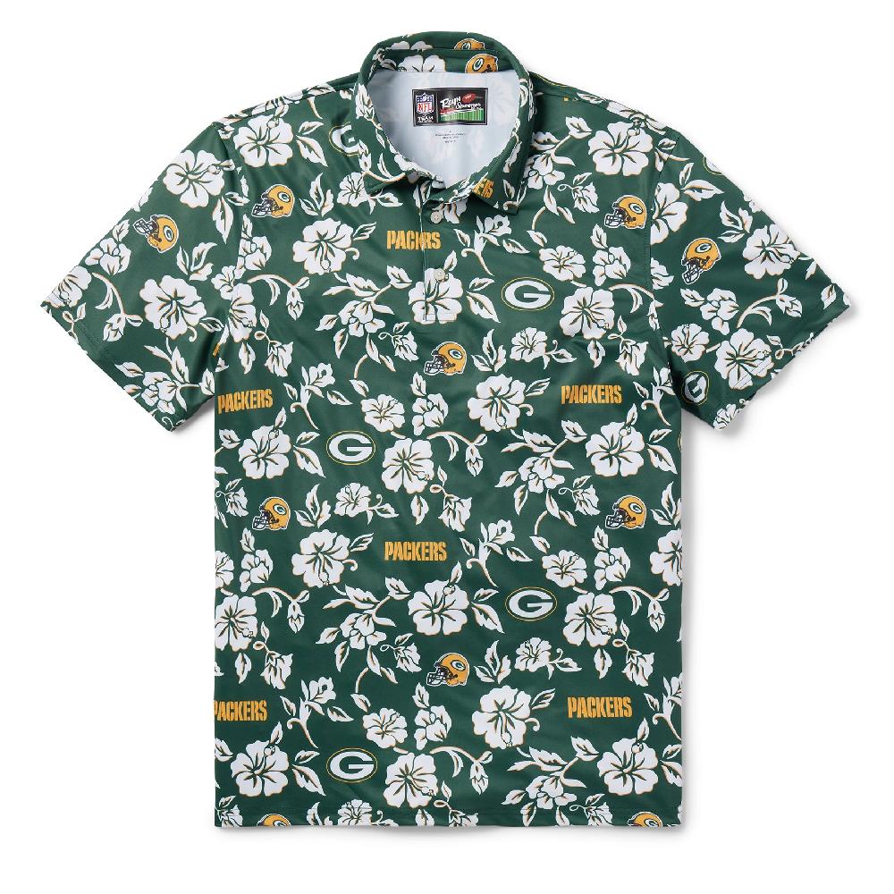 reyn spooner GREEN BAY PACKERS PUA PERFORMANCE POLO