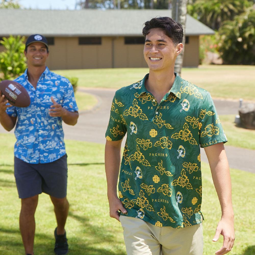 Reyn Spooner GREEN BAY PACKERS THROWBACK PERFORMANCE POLO