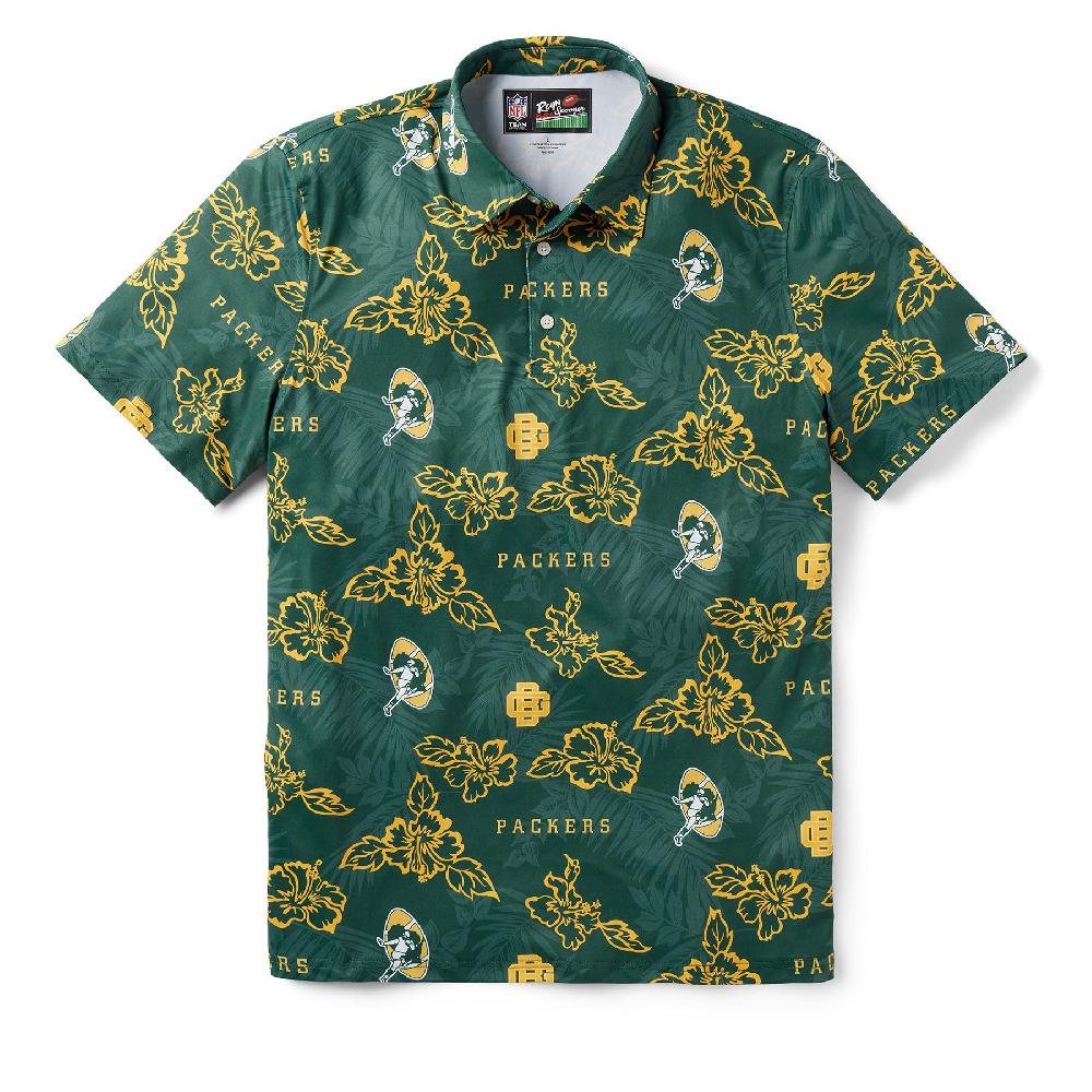 Reyn Spooner GREEN BAY PACKERS THROWBACK PERFORMANCE POLO