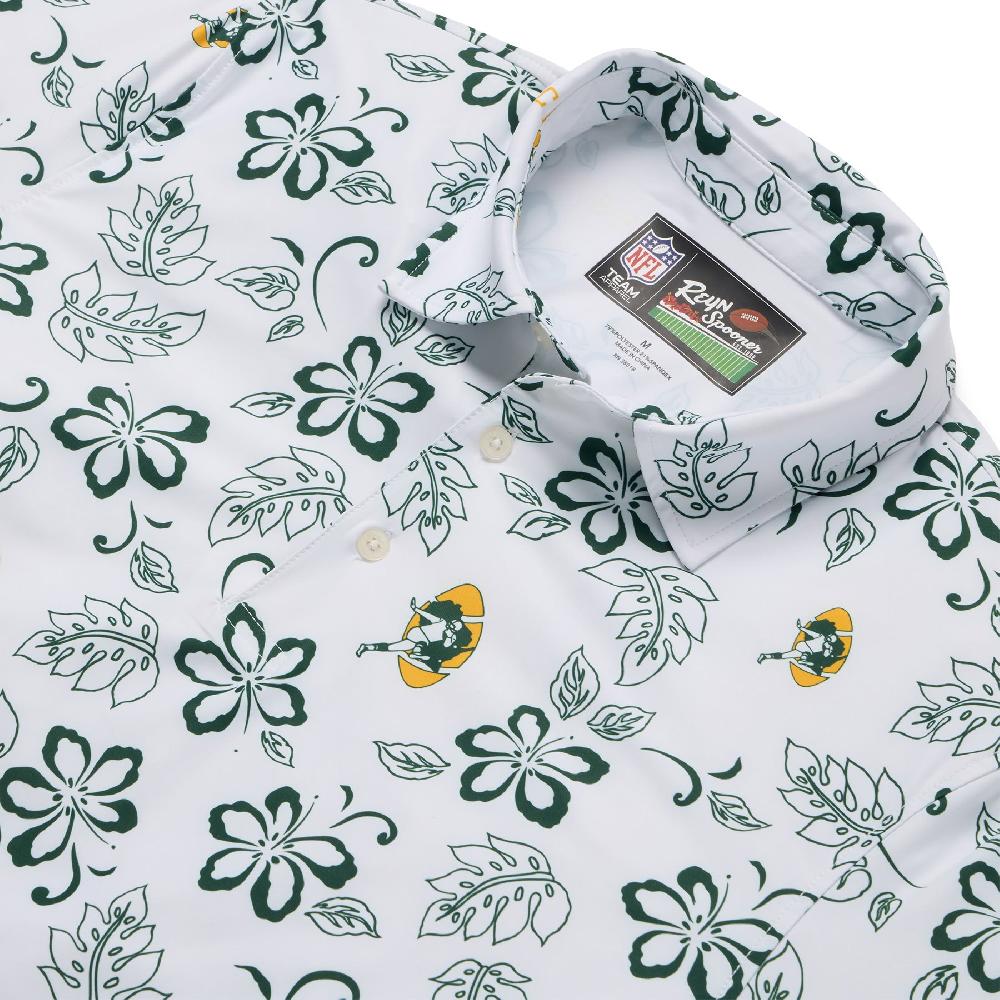 Reyn Spooner GREEN BAY PACKERS THROWBACK PERFORMANCE POLO