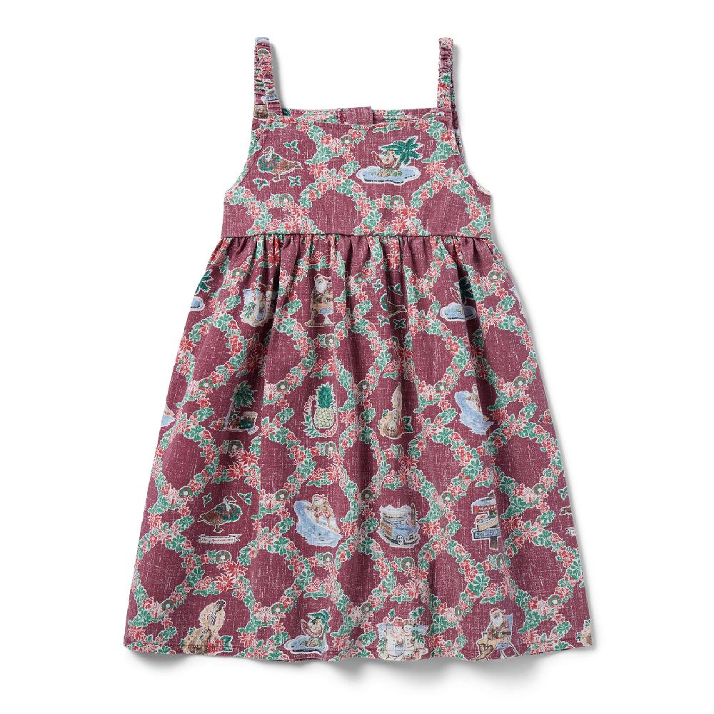 reyn spooner HAWAIIAN CHRISTMAS 2023 40TH ANNIVERSARY GIRLS SUNDRESS