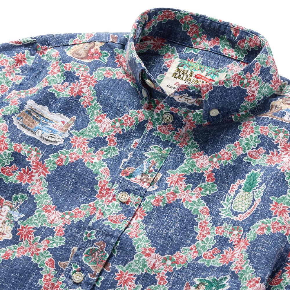 Reyn Spooner HAWAIIAN CHRISTMAS 2023 40TH ANNIVERSARY YOUTH SHIRT