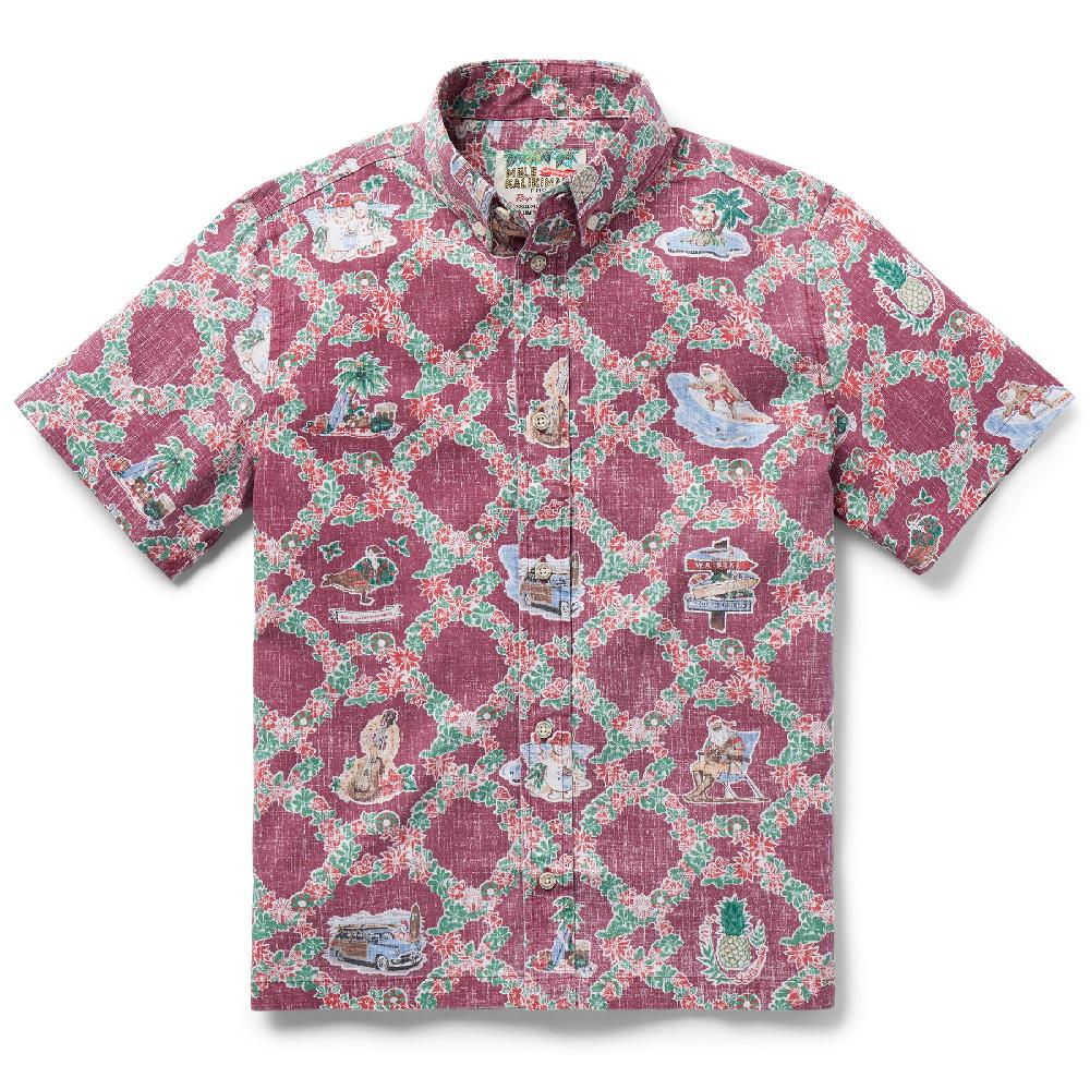 reyn spooner HAWAIIAN CHRISTMAS 2023 40TH ANNIVERSARY YOUTH SHIRT