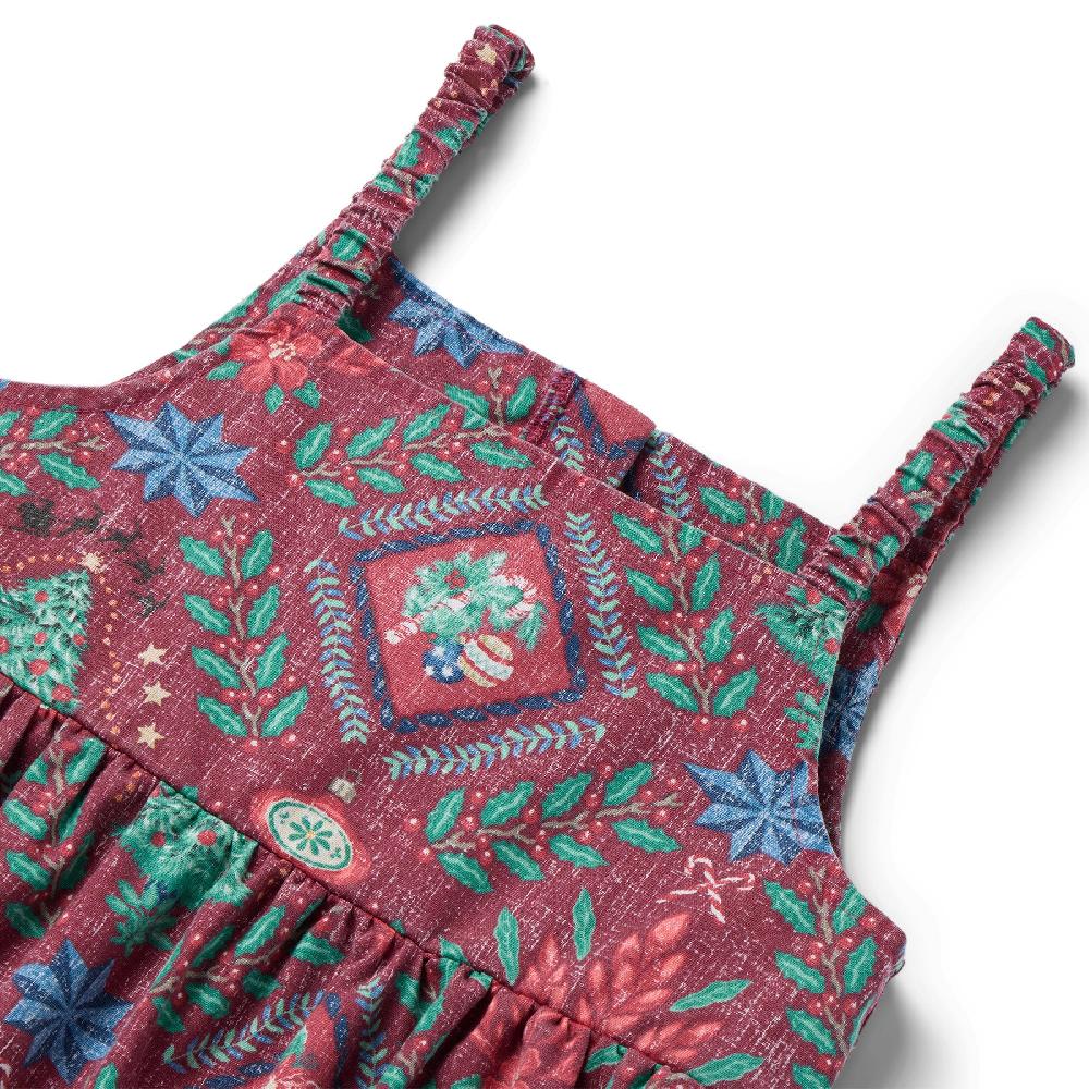 Reyn Spooner HAWAIIAN CHRISTMAS 2025 LILY GIRLS SUNDRESS