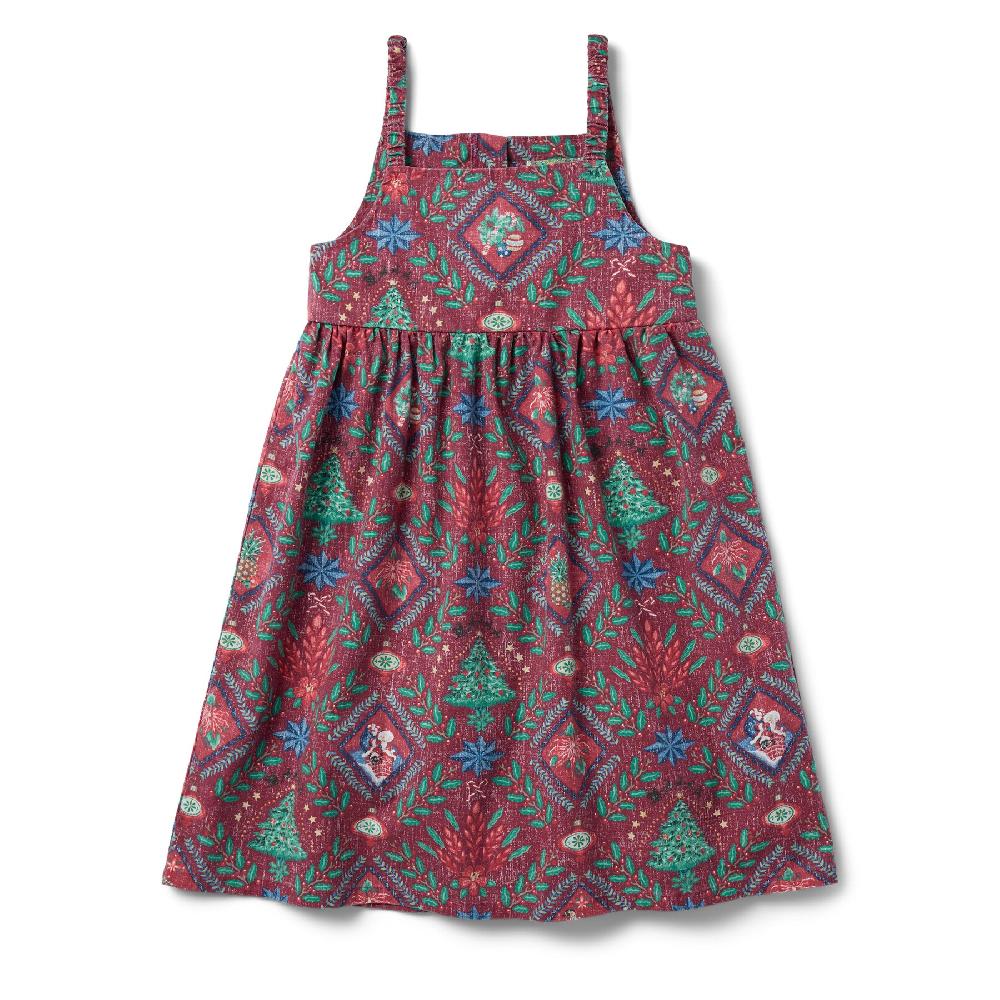 Reyn Spooner HAWAIIAN CHRISTMAS 2025 LILY GIRLS SUNDRESS