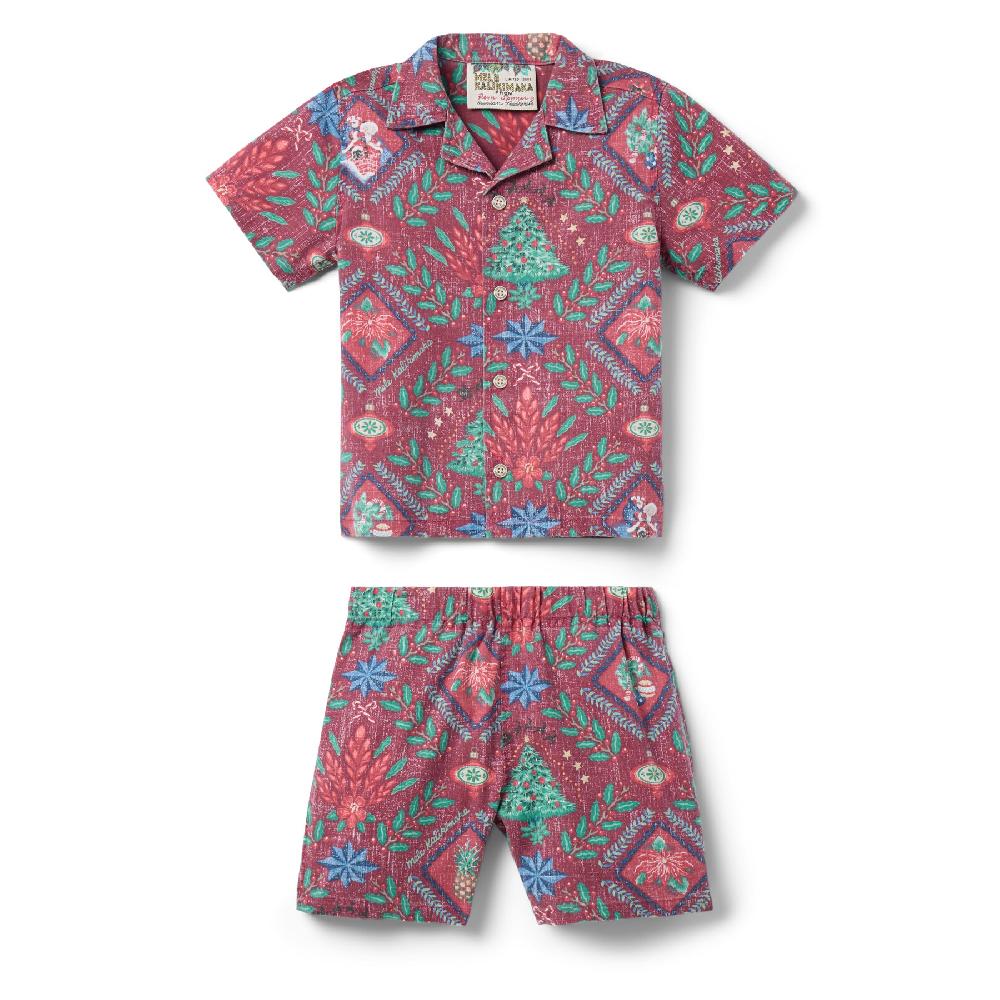 Reyn Spooner HAWAIIAN CHRISTMAS 2025 TODDLER CABANA SET