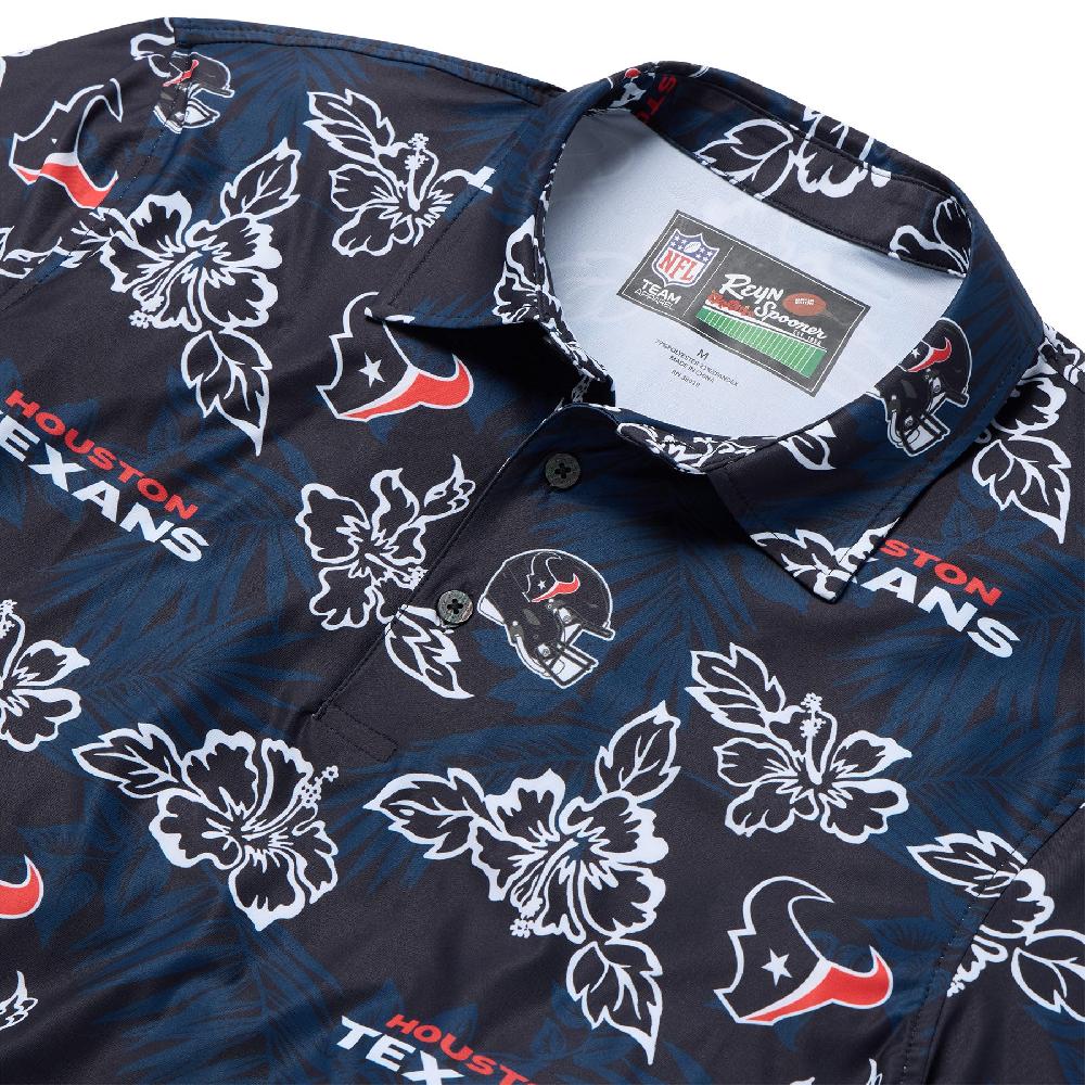 Reyn Spooner HOUSTON TEXANS GAME DAY PERFORMANCE POLO