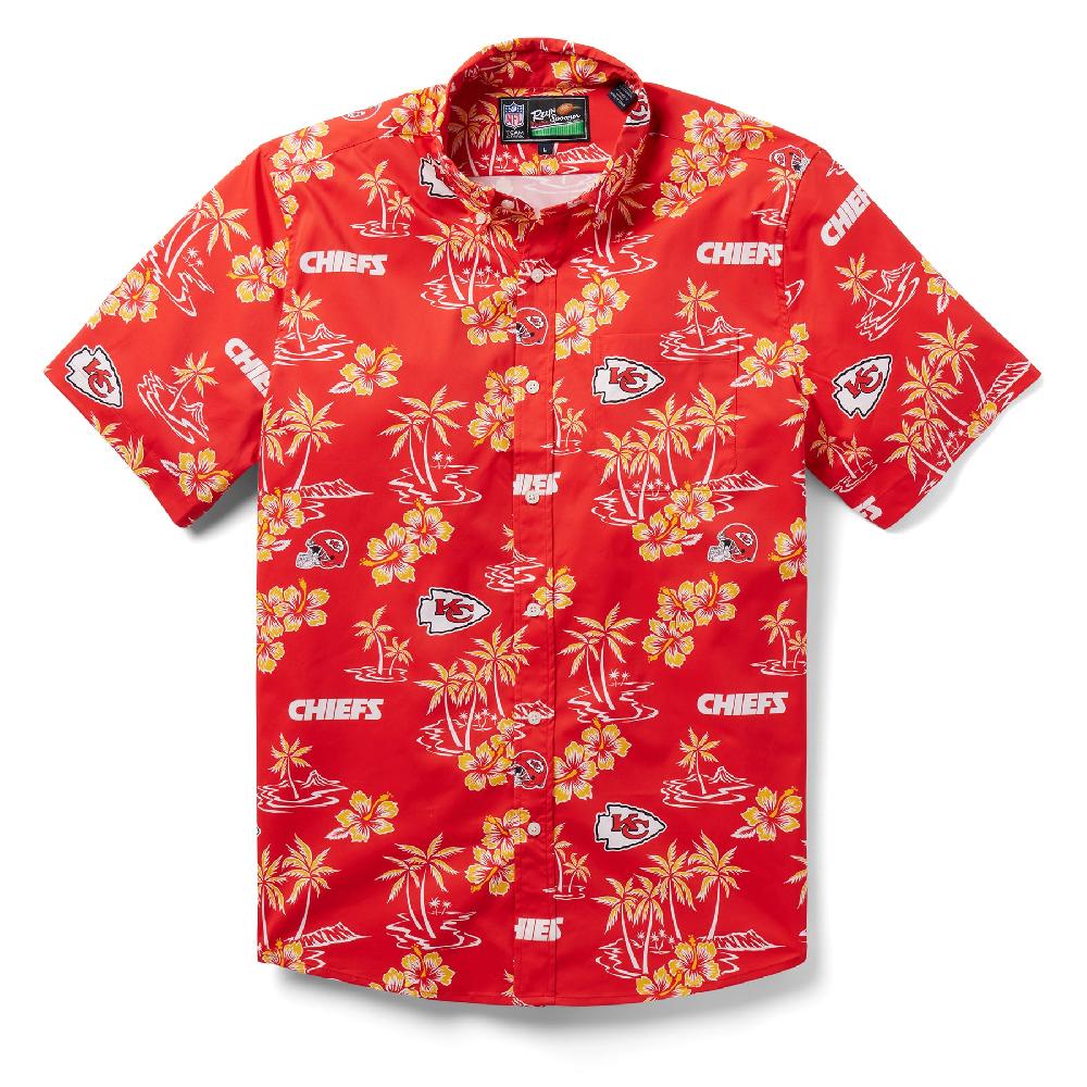 reyn spooner KANSAS CITY CHIEFS KEKAI PERFORMANCE BUTTON FRONT