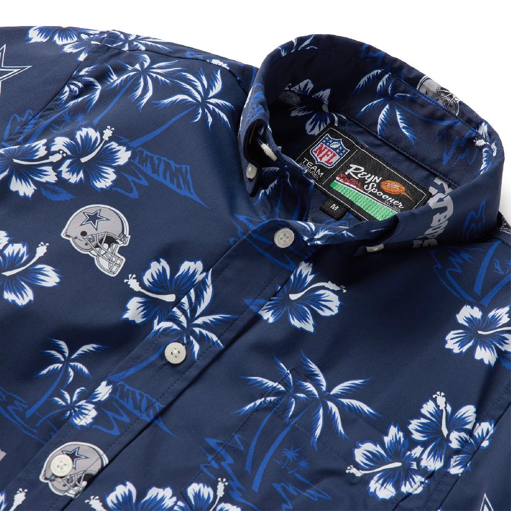 Reyn Spooner KIDS DALLAS COWBOYS KEKAI PERFORMANCE BUTTON FRONT