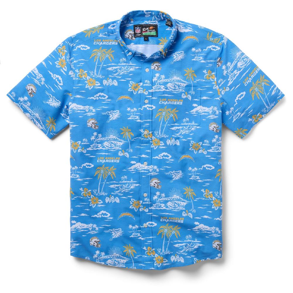 reyn spooner LOS ANGELES CHARGERS GAME DAY PERFORMANCE BUTTON FRONT