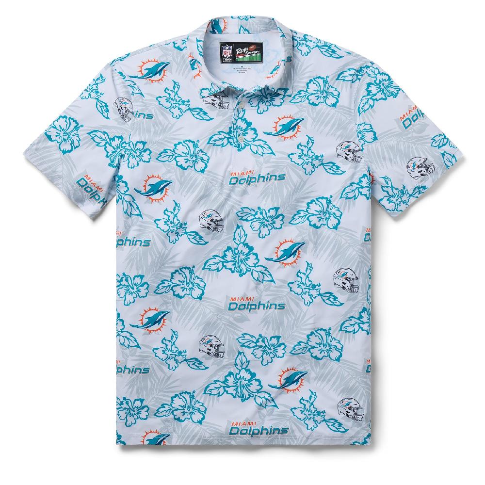 reyn spooner MIAMI DOLPHINS GAME DAY PERFORMANCE POLO