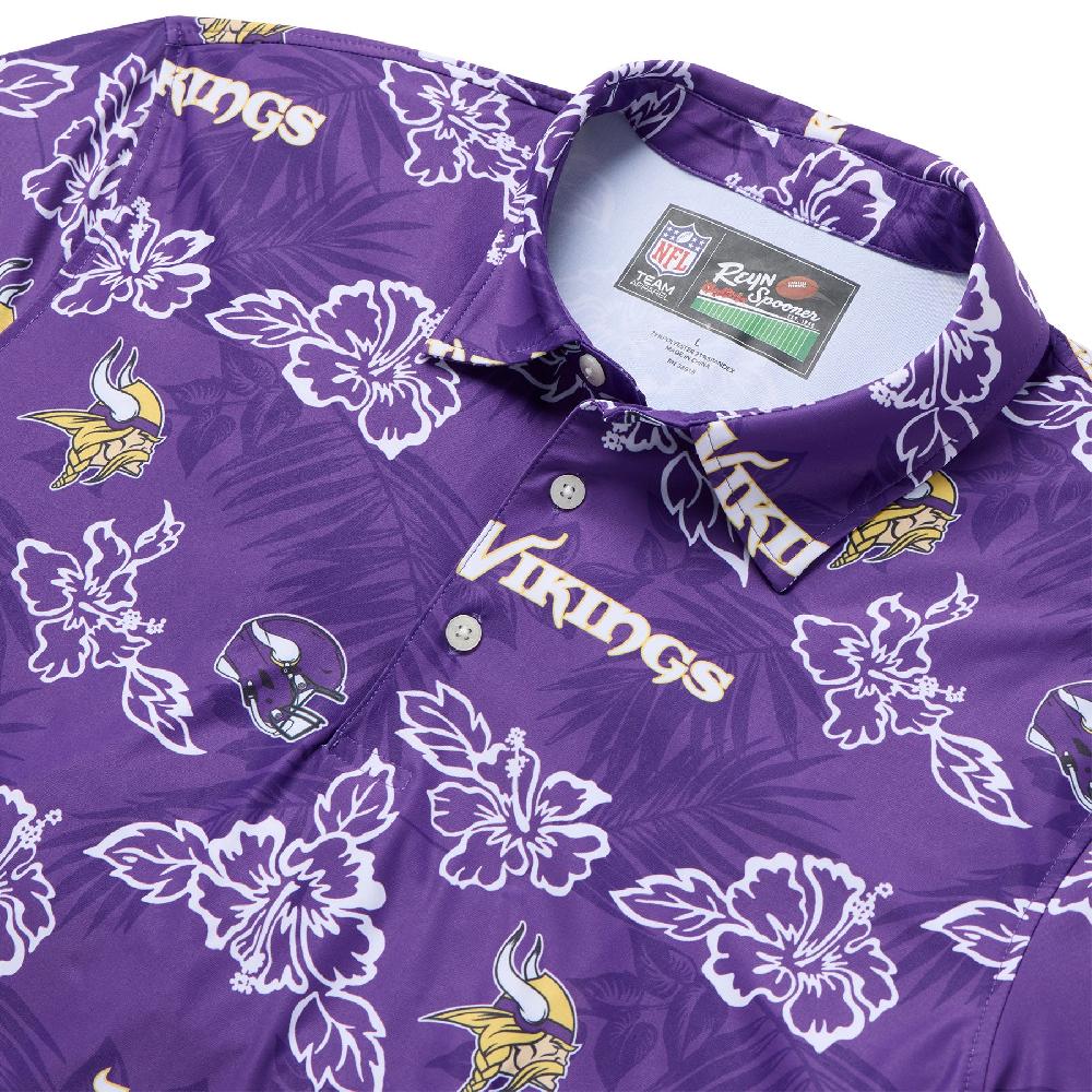 Reyn Spooner MINNESOTA VIKINGS GAME DAY PERFORMANCE POLO