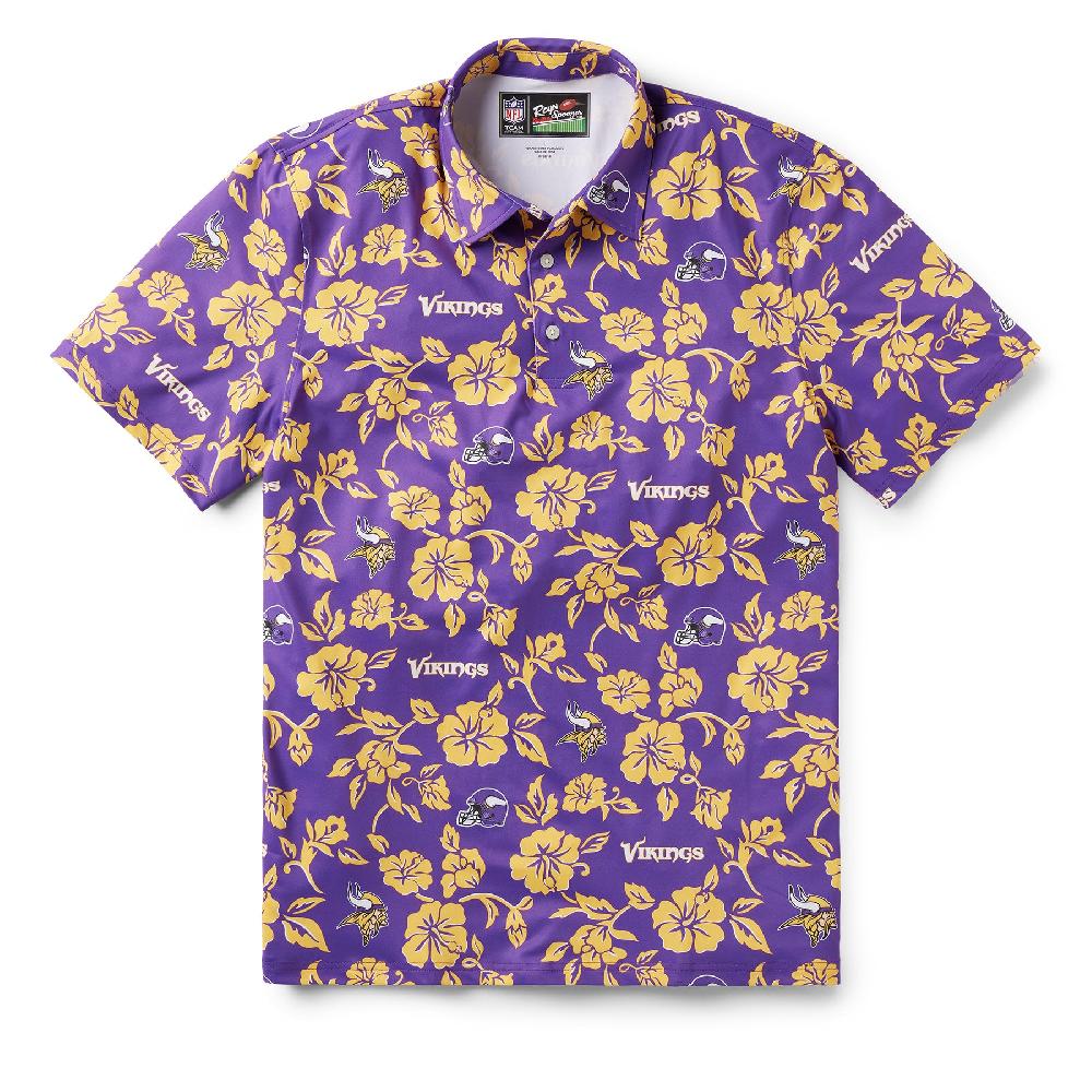 reyn spooner MINNESOTA VIKINGS PUA PERFORMANCE POLO