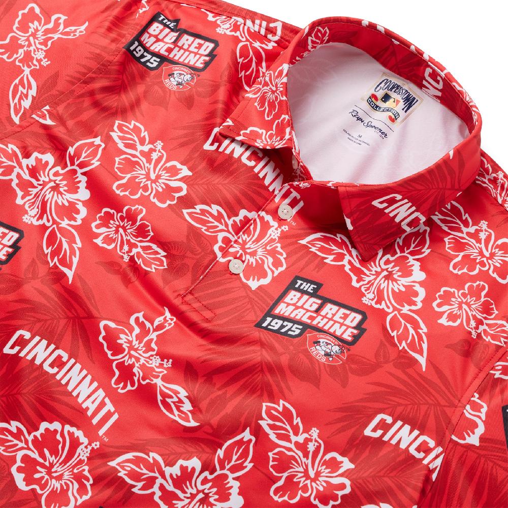 Reyn Spooner MLB® CINCINNATI REDS COOPERSTOWN PERFORMANCE POLO
