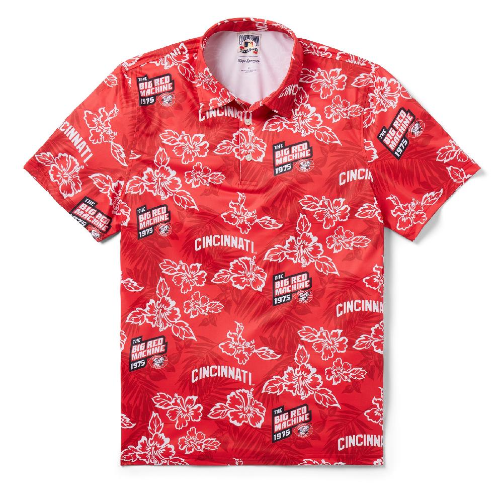 reyn spooner MLB® CINCINNATI REDS COOPERSTOWN PERFORMANCE POLO
