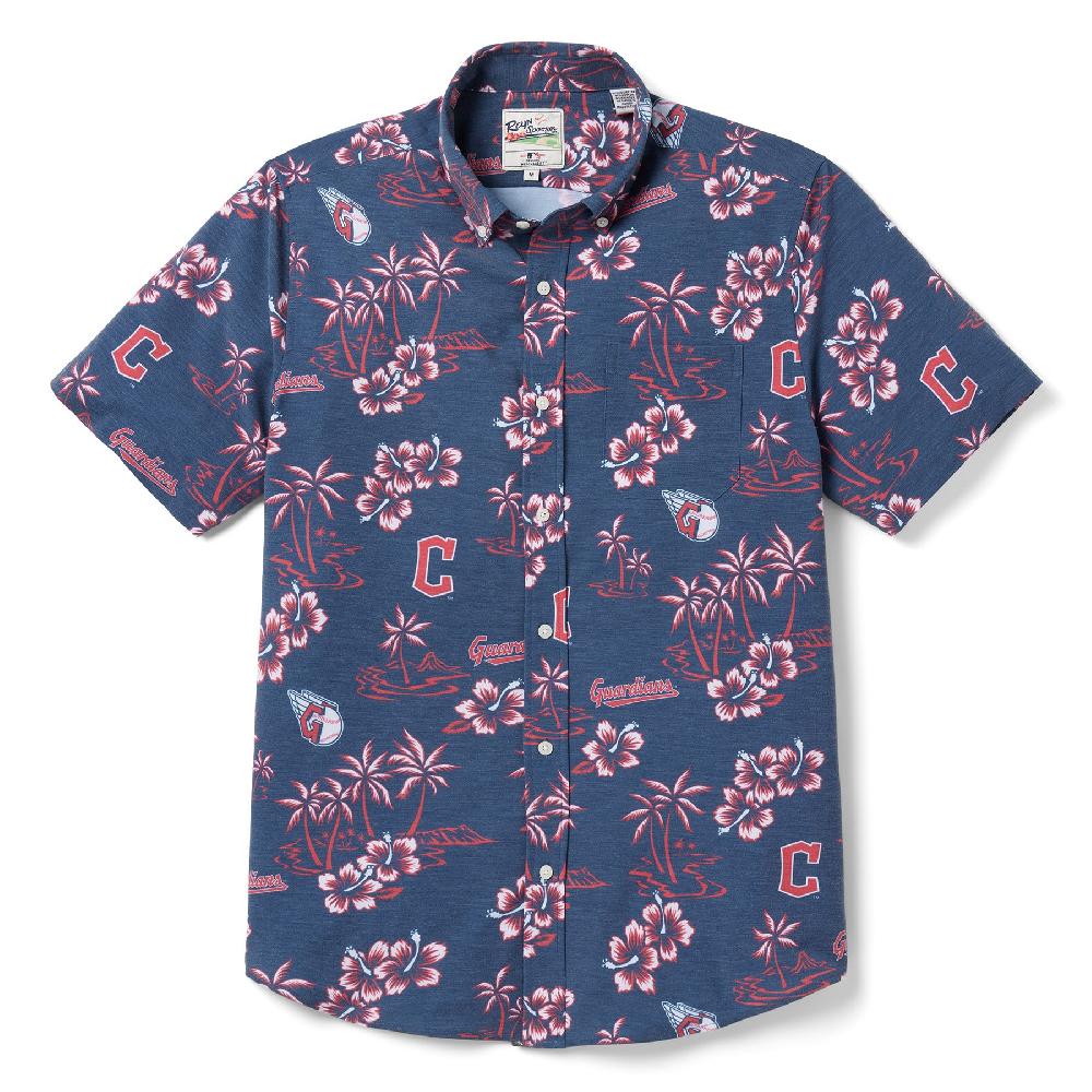 reyn spooner MLB® CLEVELAND GUARDIANS GAME DAY PERFORMANCE BUTTON FRONT