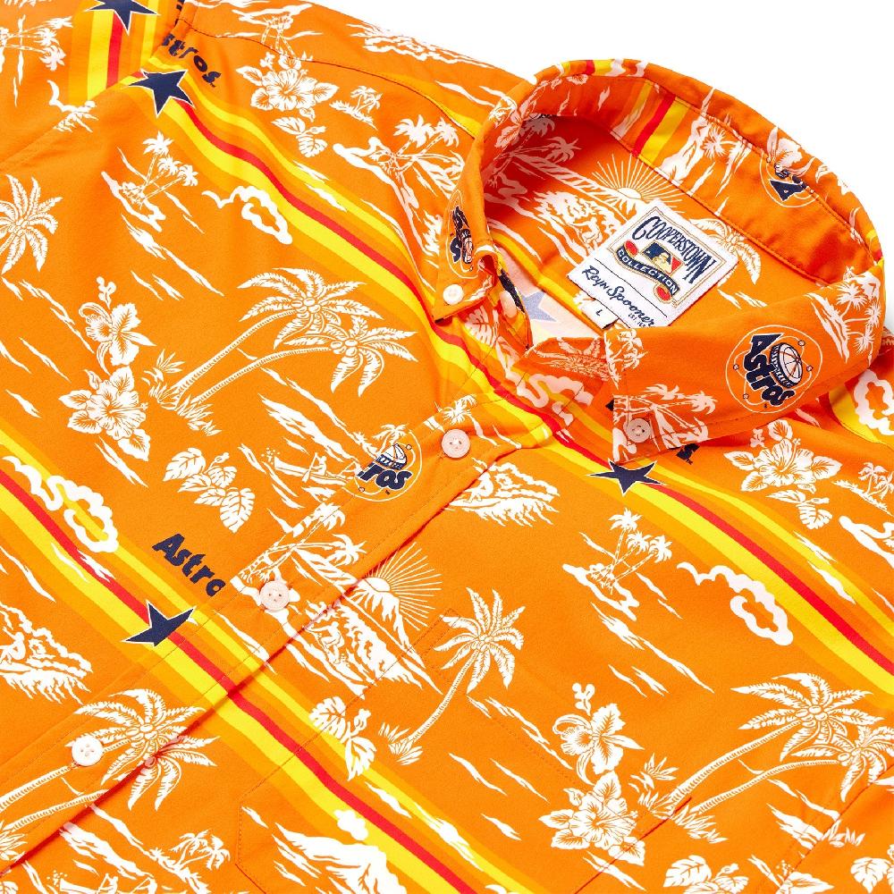 Reyn Spooner MLB® HOUSTON ASTROS COOPERSTOWN PERFORMANCE BUTTON FRONT