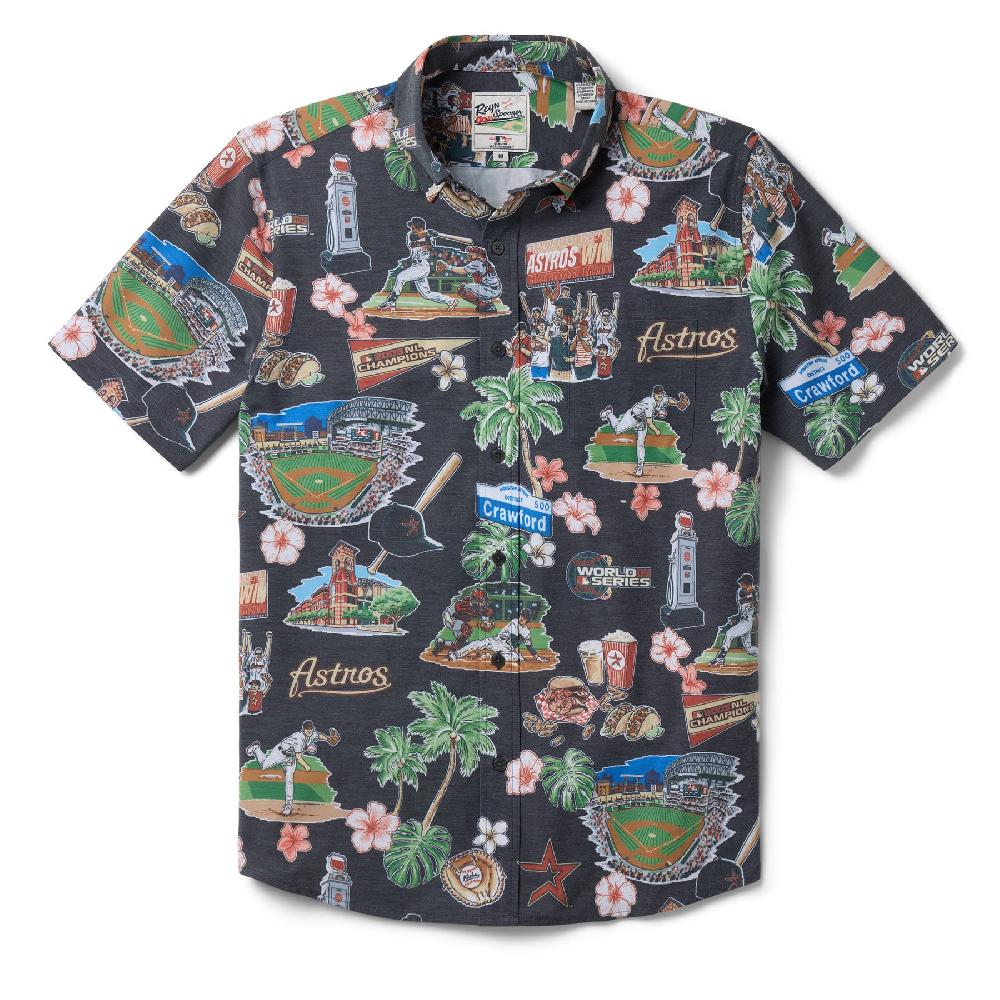 reyn spooner MLB® HOUSTON ASTROS SCENIC PERFORMANCE BUTTON FRONT