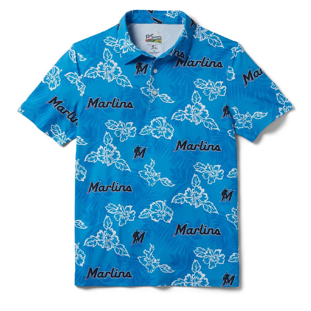 reyn spooner MLB® MIAMI MARLINS PUA PERFORMANCE POLO