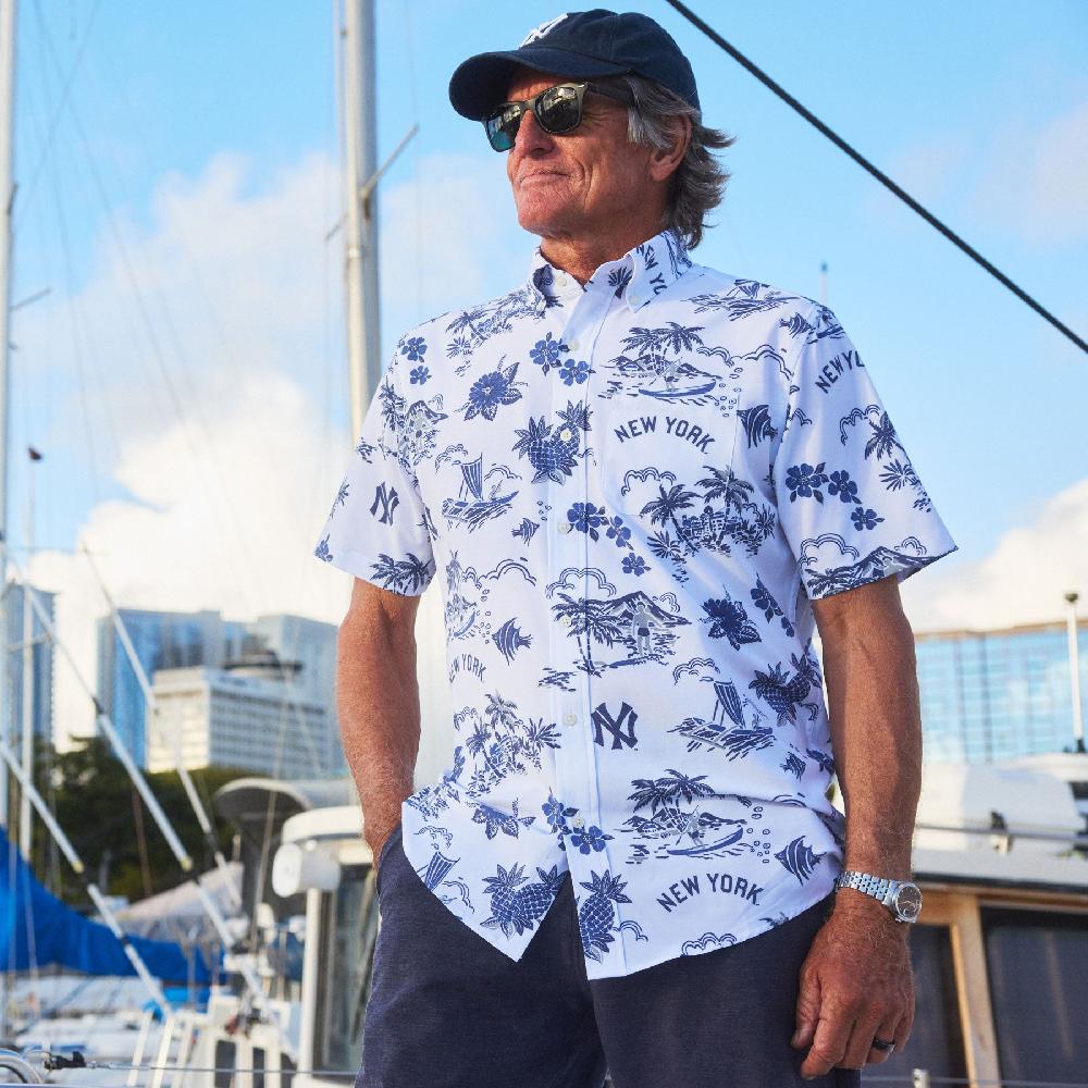 Reyn Spooner MLB® NEW YORK YANKEES COOPERSTOWN PERFORMANCE BUTTON FRONT