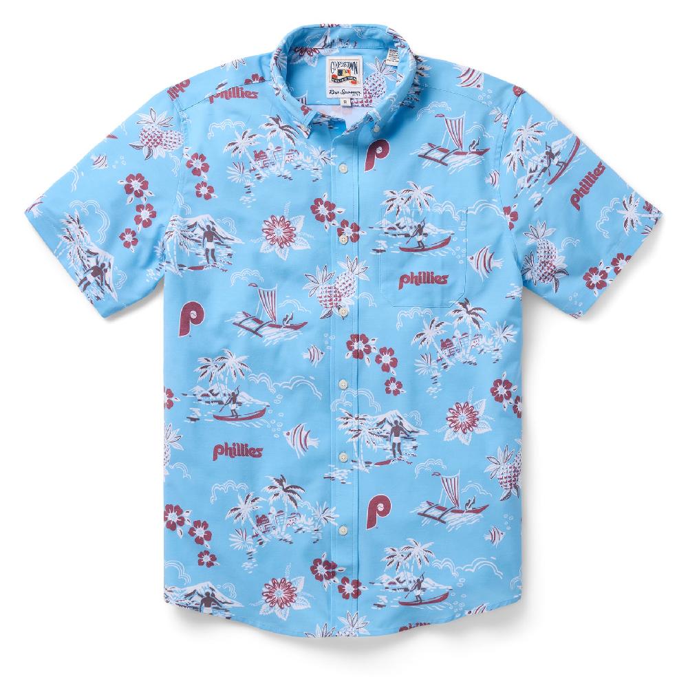 reyn spooner MLB® PHILADELPHIA PHILLIES COOPERSTOWN PERFORMANCE BUTTON FRONT