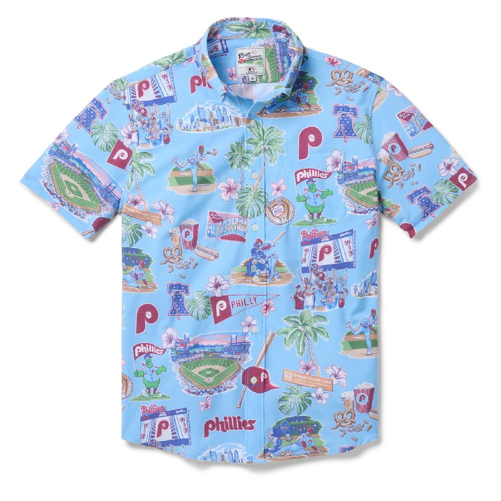 reyn spooner MLB® PHILADELPHIA PHILLIES SCENIC PERFORMANCE BUTTON FRONT