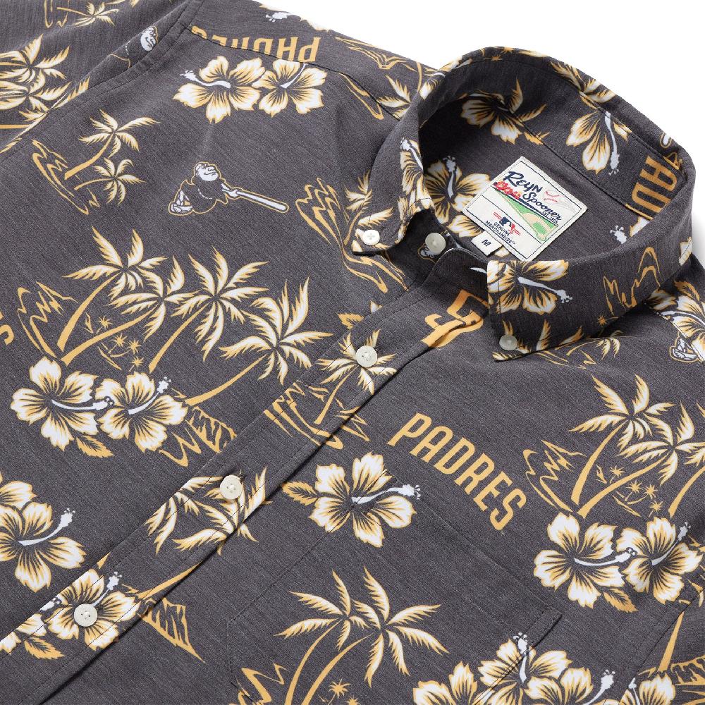 Reyn Spooner MLB® SAN DIEGO PADRES GAME DAY PERFORMANCE BUTTON FRONT