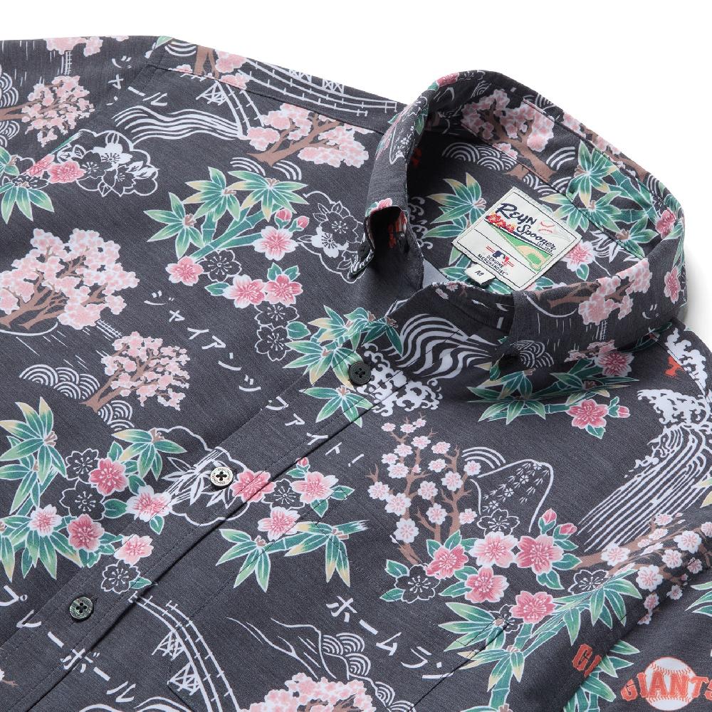 Reyn Spooner MLB® SAN FRANCISCO GIANTS SAKURA SPRING PERFORMANCE BUTTON FRONT