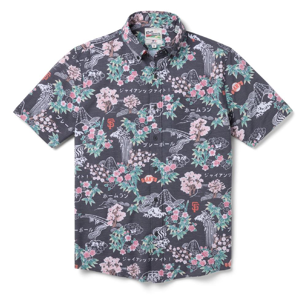 Reyn Spooner MLB® SAN FRANCISCO GIANTS SAKURA SPRING PERFORMANCE BUTTON FRONT