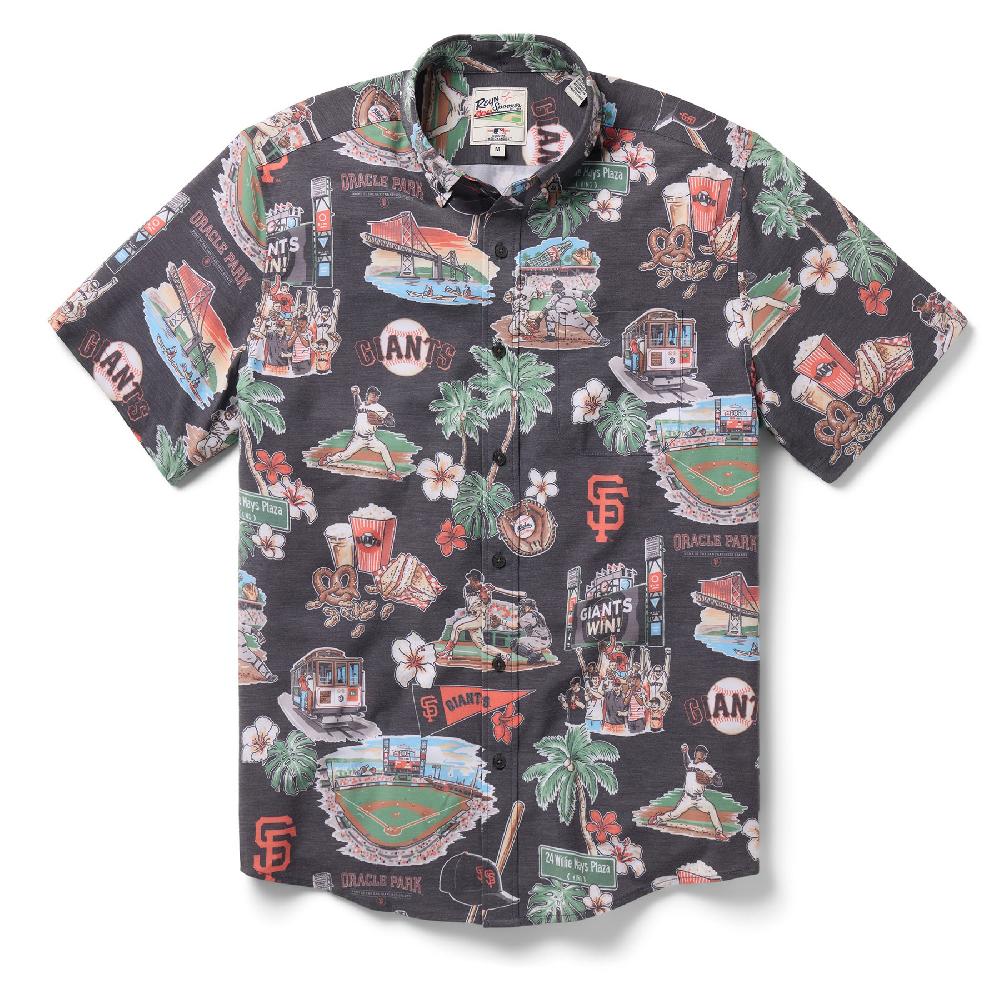 reyn spooner MLB® SAN FRANCISCO GIANTS SCENIC PERFORMANCE BUTTON FRONT