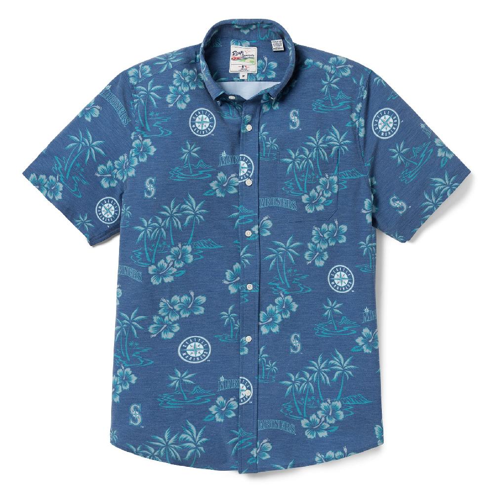 reyn spooner MLB® SEATTLE MARINERS GAME DAY PERFORMANCE BUTTON FRONT