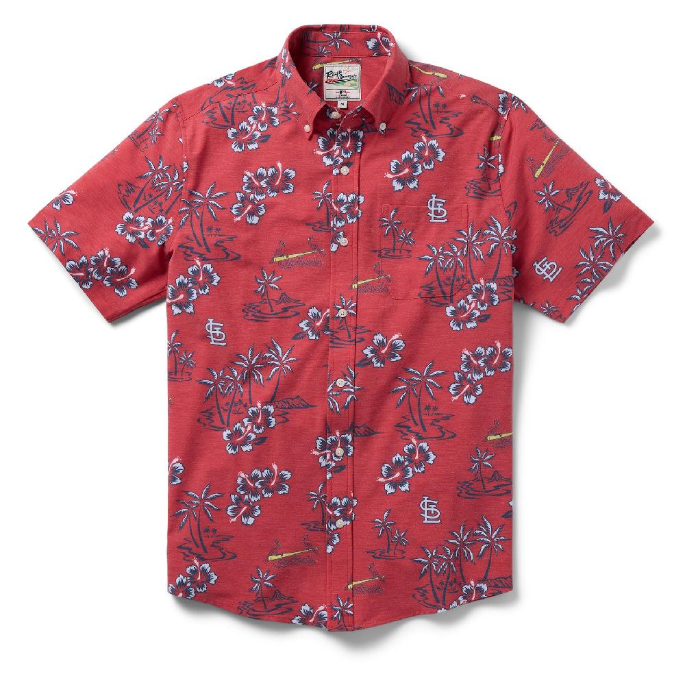 reyn spooner MLB® ST. LOUIS CARDINALS GAME DAY PERFORMANCE BUTTON FRONT