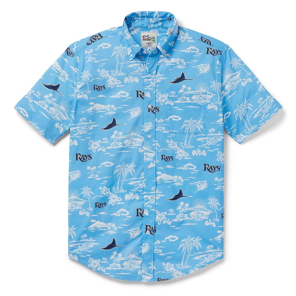 reyn spooner MLB® TAMPA BAY RAYS KEKAI PERFORMANCE BUTTON FRONT