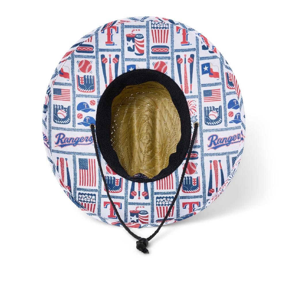 Reyn Spooner MLB® TEXAS RANGERS AMERICANA STRAW HAT