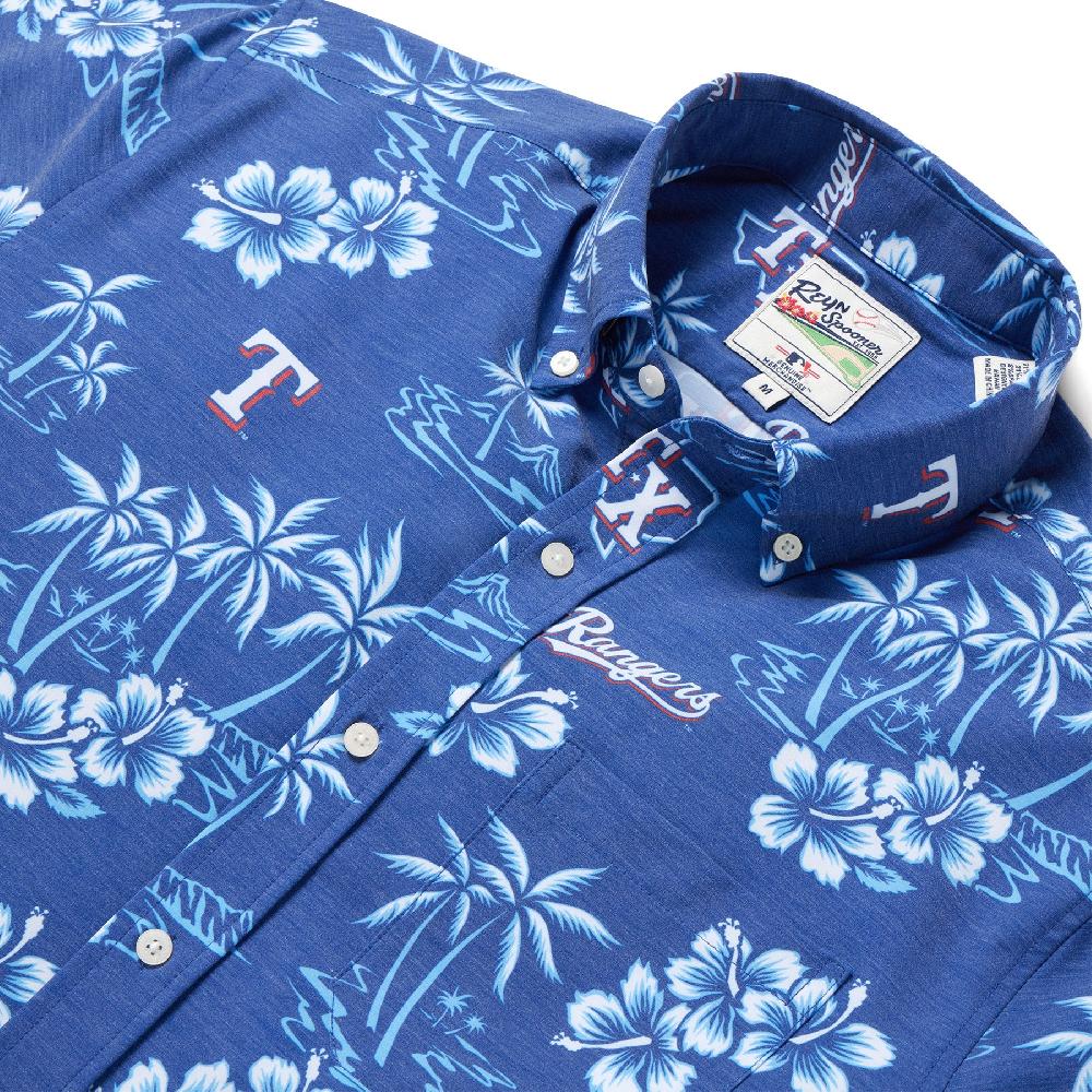 Reyn Spooner MLB® TEXAS RANGERS GAME DAY PERFORMANCE BUTTON FRONT