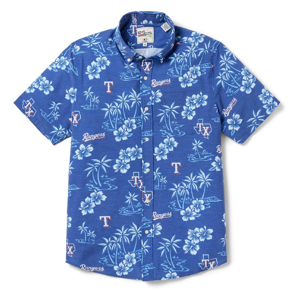 Reyn Spooner MLB® TEXAS RANGERS GAME DAY PERFORMANCE BUTTON FRONT