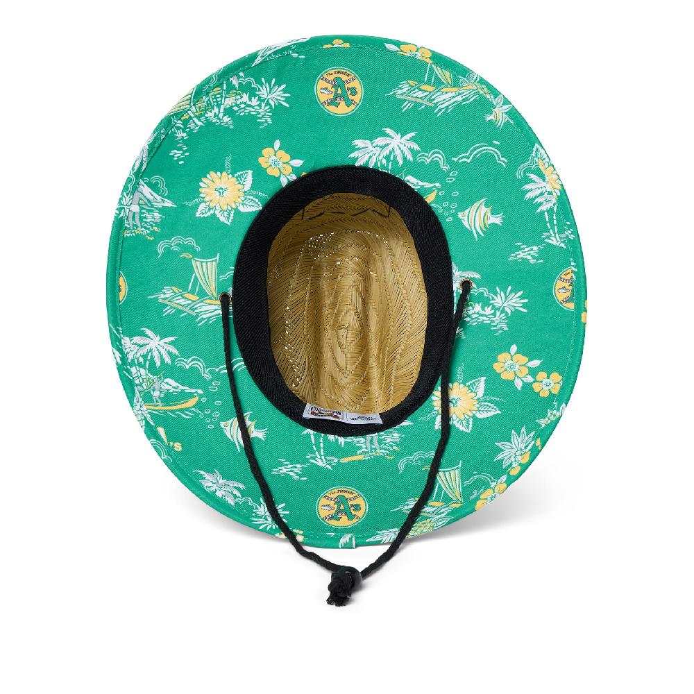 Reyn Spooner MLB® THE ATHLETICS COOPERSTOWN STRAW HAT
